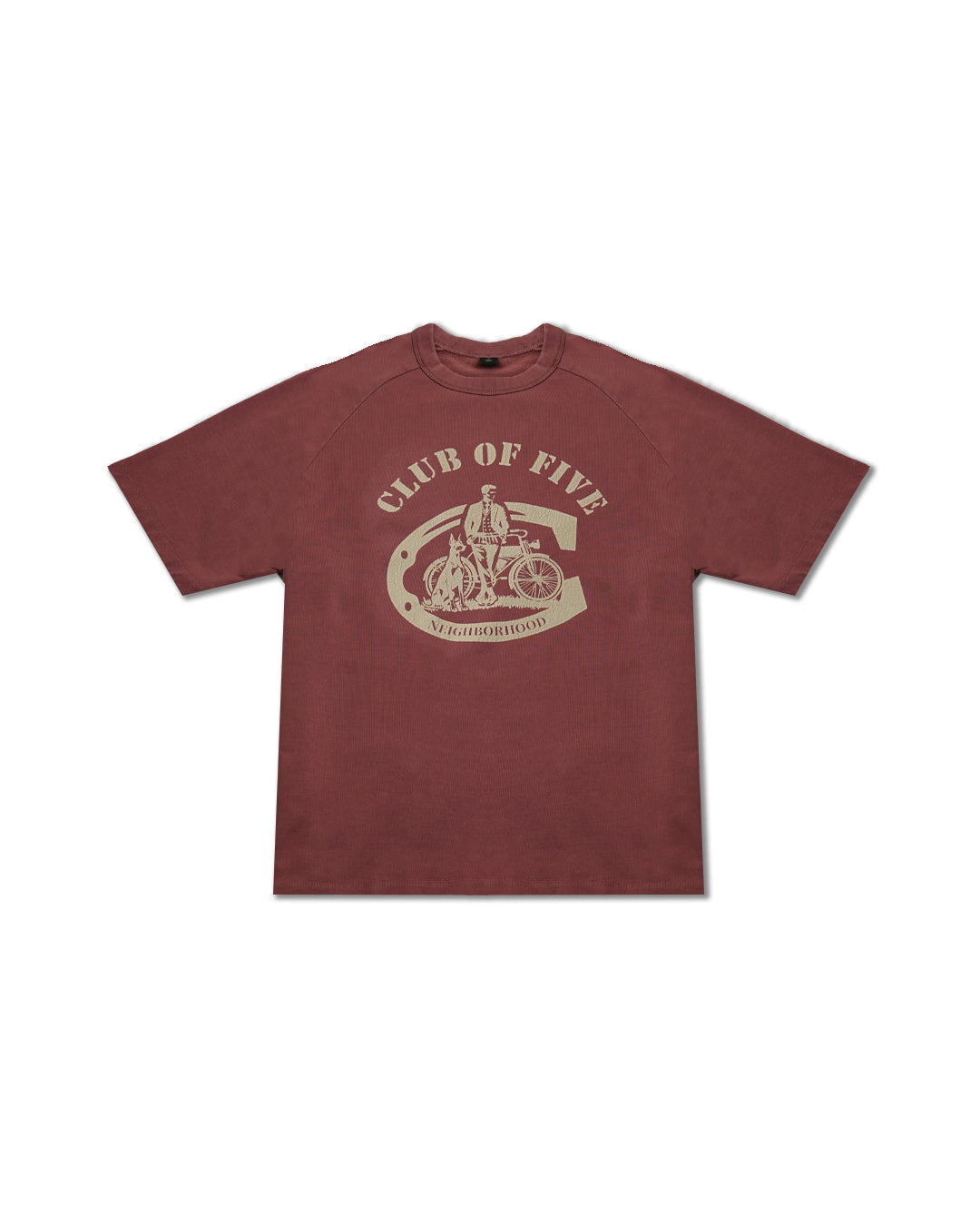Neighborhood Red Raglan Dober T-shirt