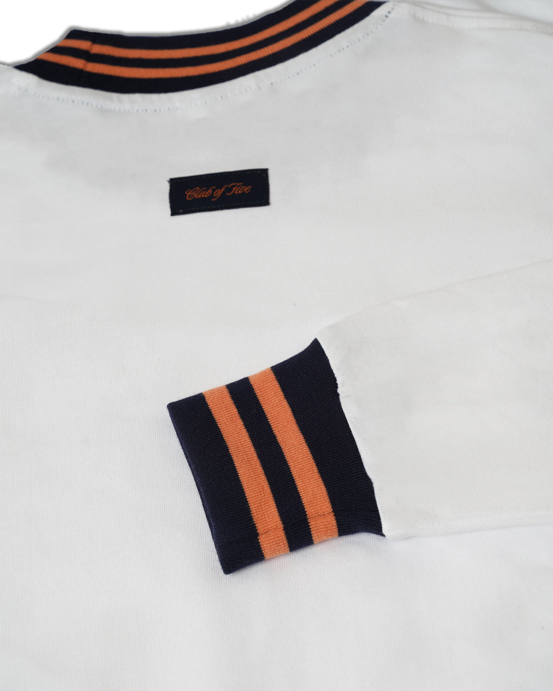 Club of Five White T-Shirt (LS)