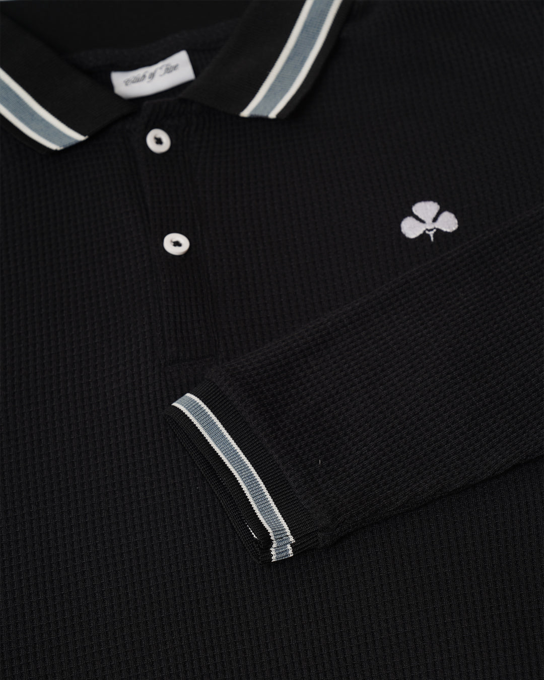 Club of Five Black Polo Shirt (LS)