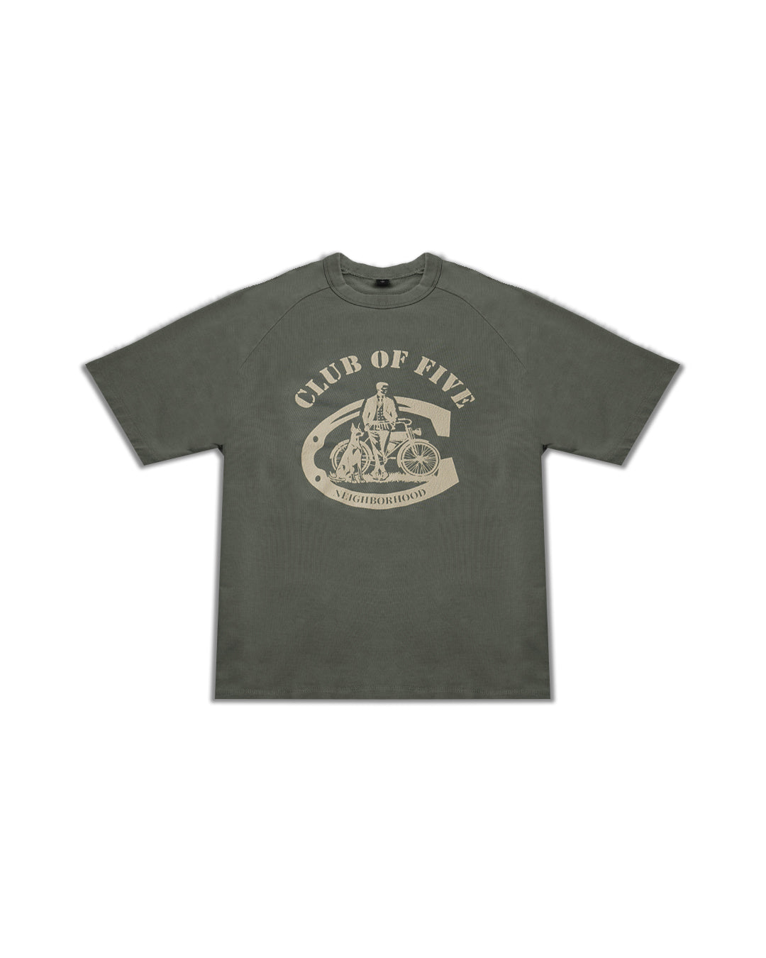 Neighborhood Green Raglan Dober T-shirt