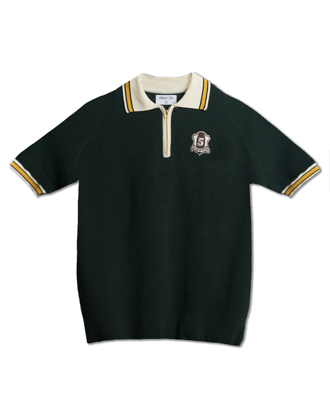 Club of Five Green Half-Zip (SS)