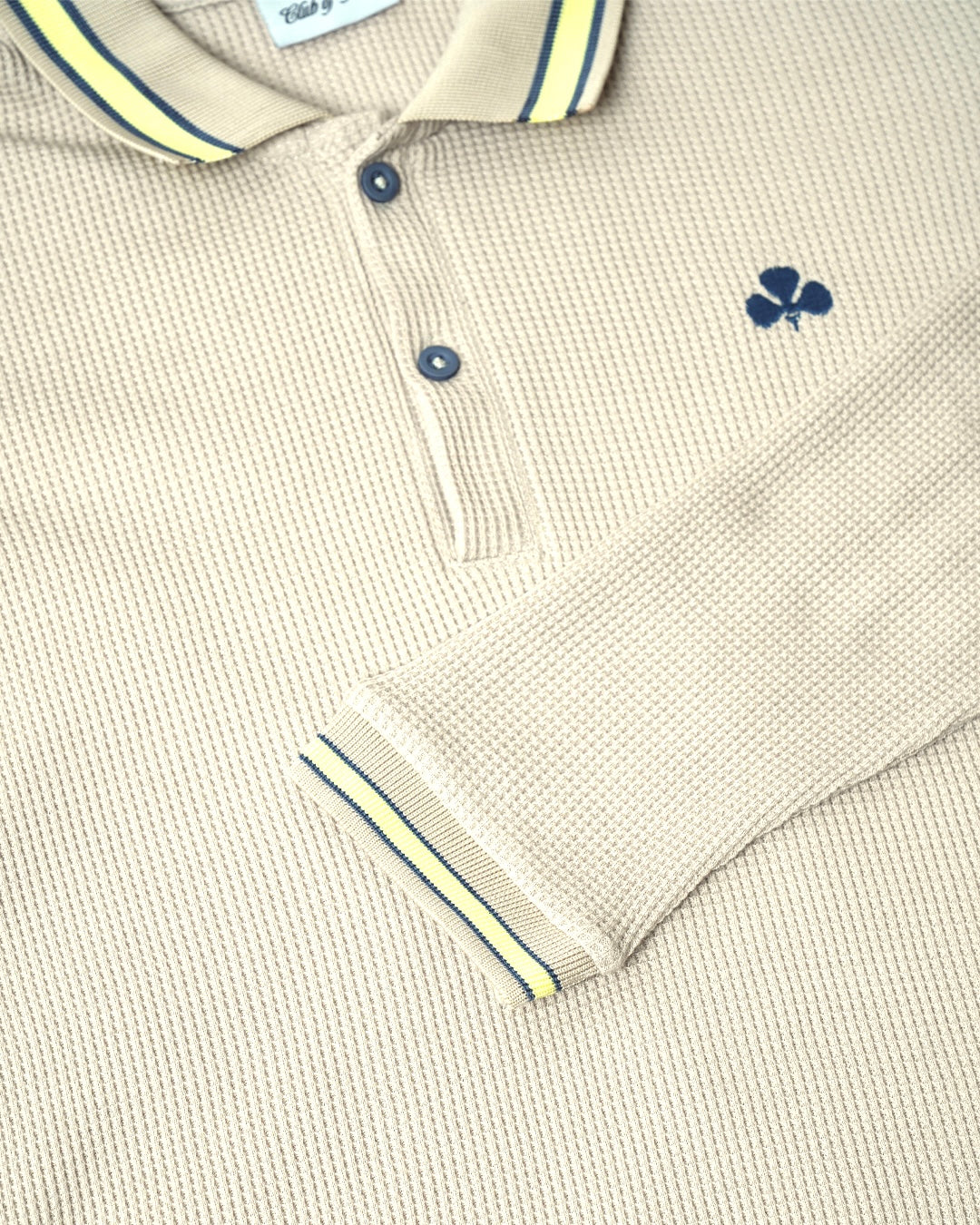 Club of Five Oat Polo Shirt (LS)