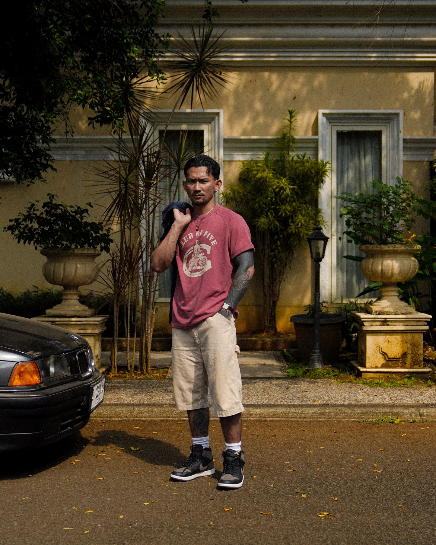 Neighborhood Red Raglan Dober T-shirt