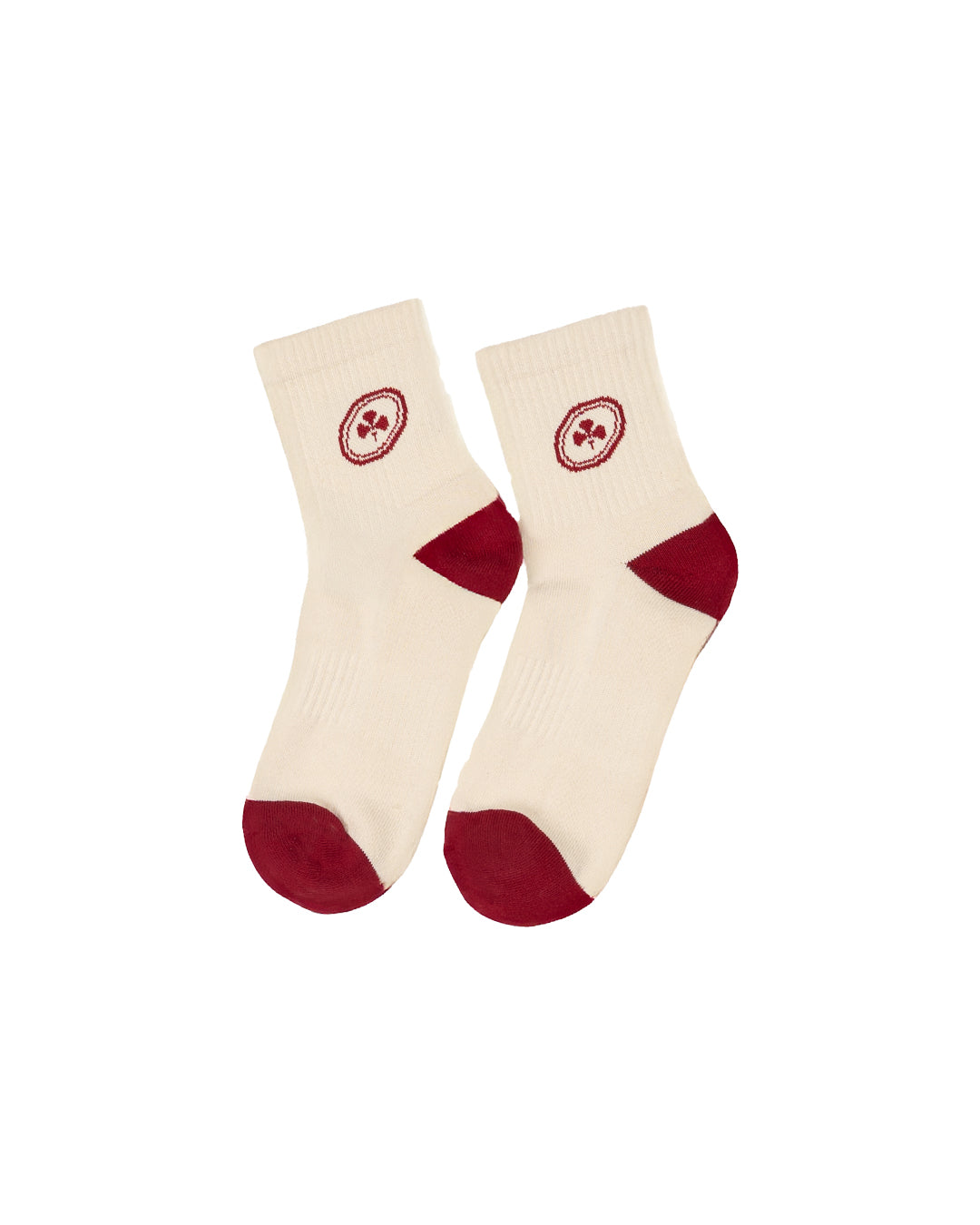 Mutual Club Classic Red Quarter Socks