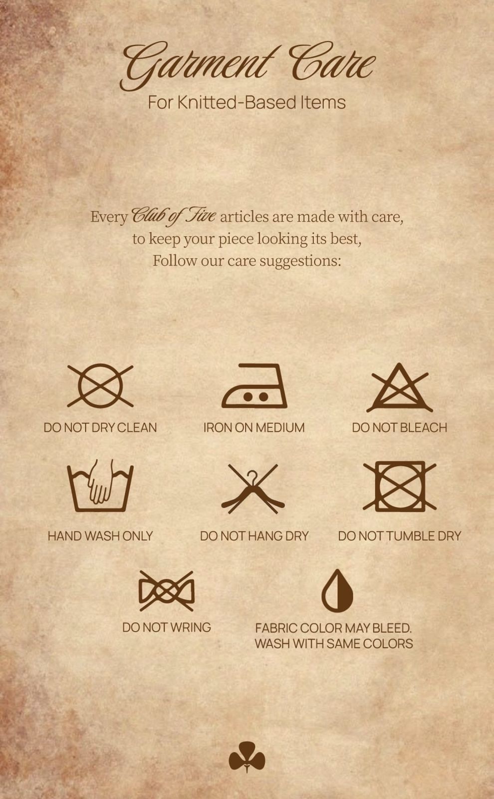 Knit Fabric Care Guide