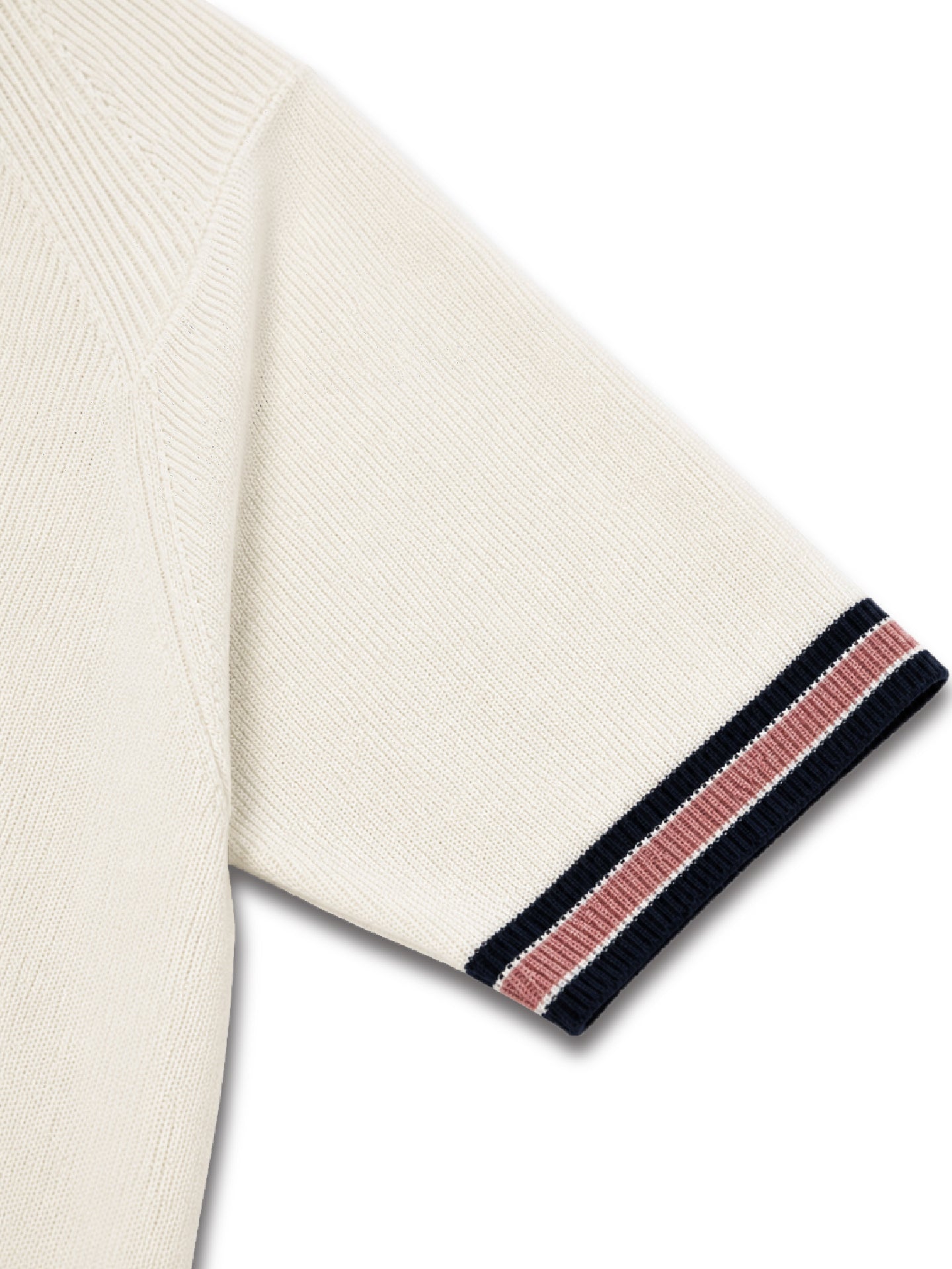 Neighborhood White Half-Zip (SS)