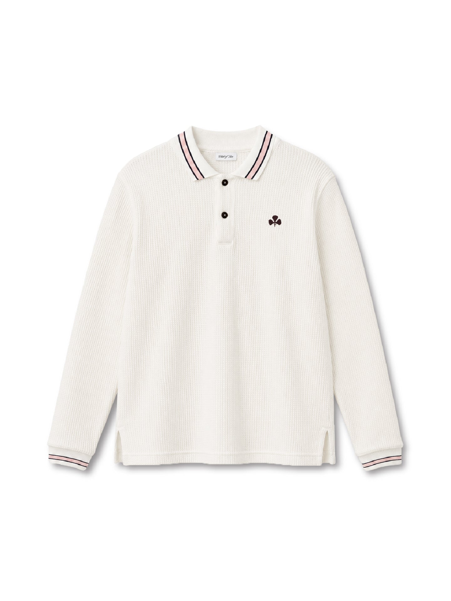 Club of Five White Polo Shirt (LS)