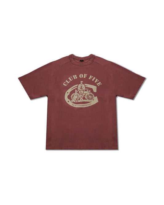 Neighborhood Red Raglan Dober T-shirt