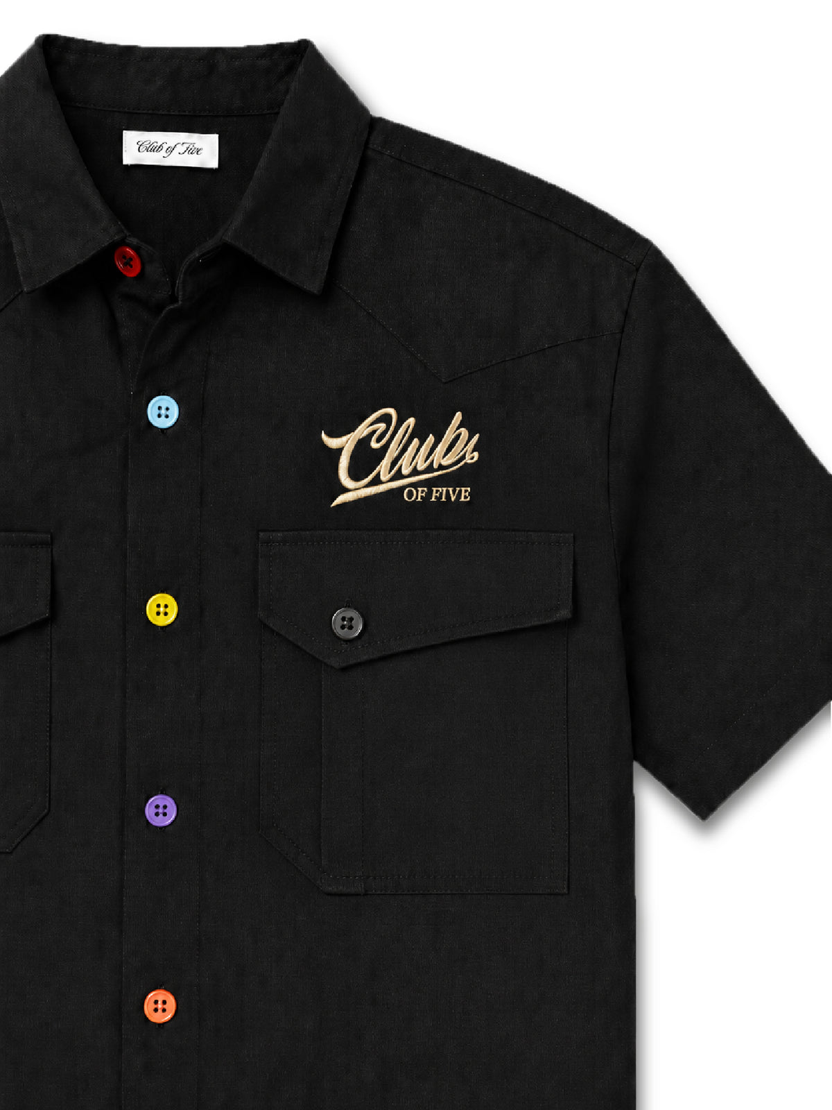 Black | Button Detail