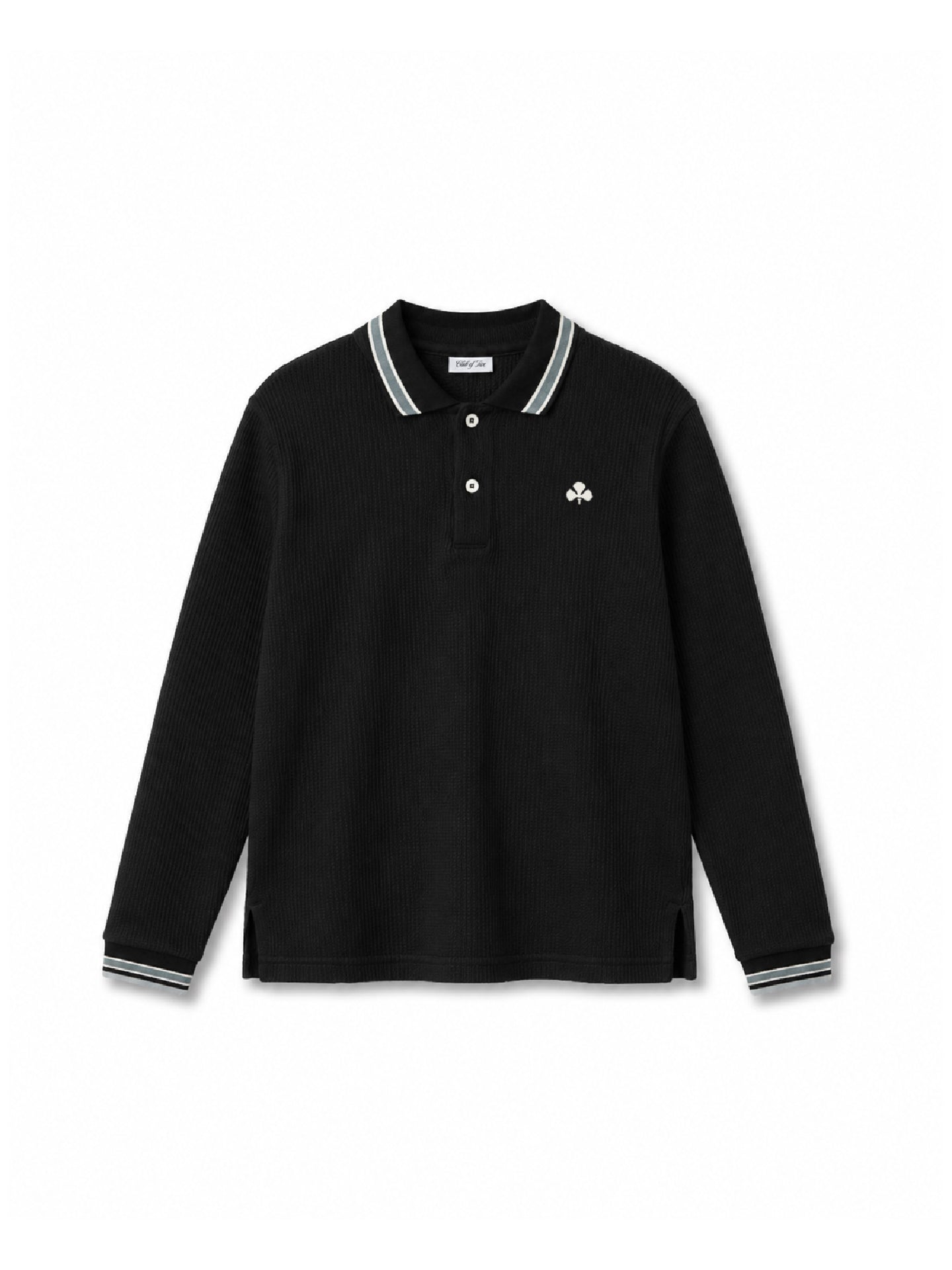 Club of Five Black Polo Shirt (LS)