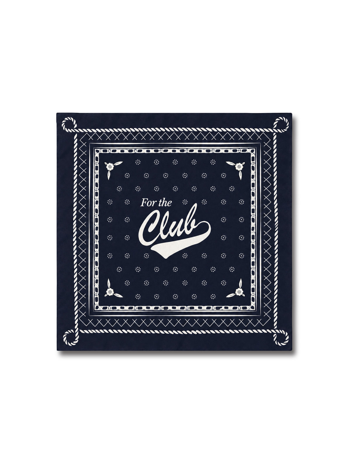 Club of Five White The Sunday Club Bandana