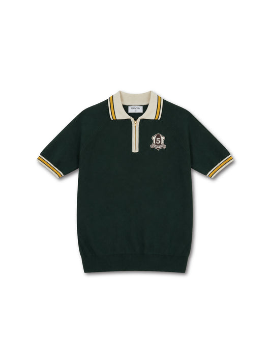 Club of Five Green Half-Zip (SS)