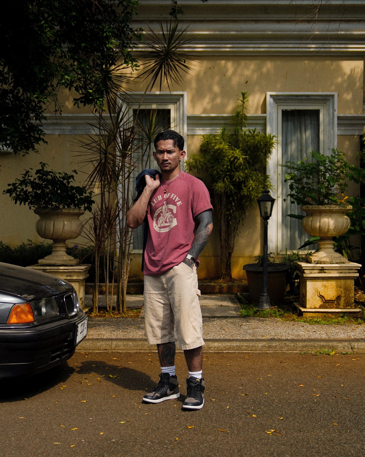 Neighborhood Red Raglan Dober T-shirt