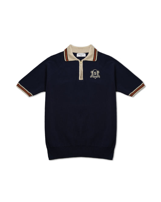 Neighborhood Navy Half-Zip (SS)