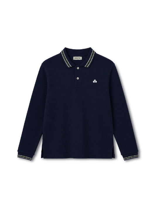 Club of Five Navy Polo Shirt (LS)