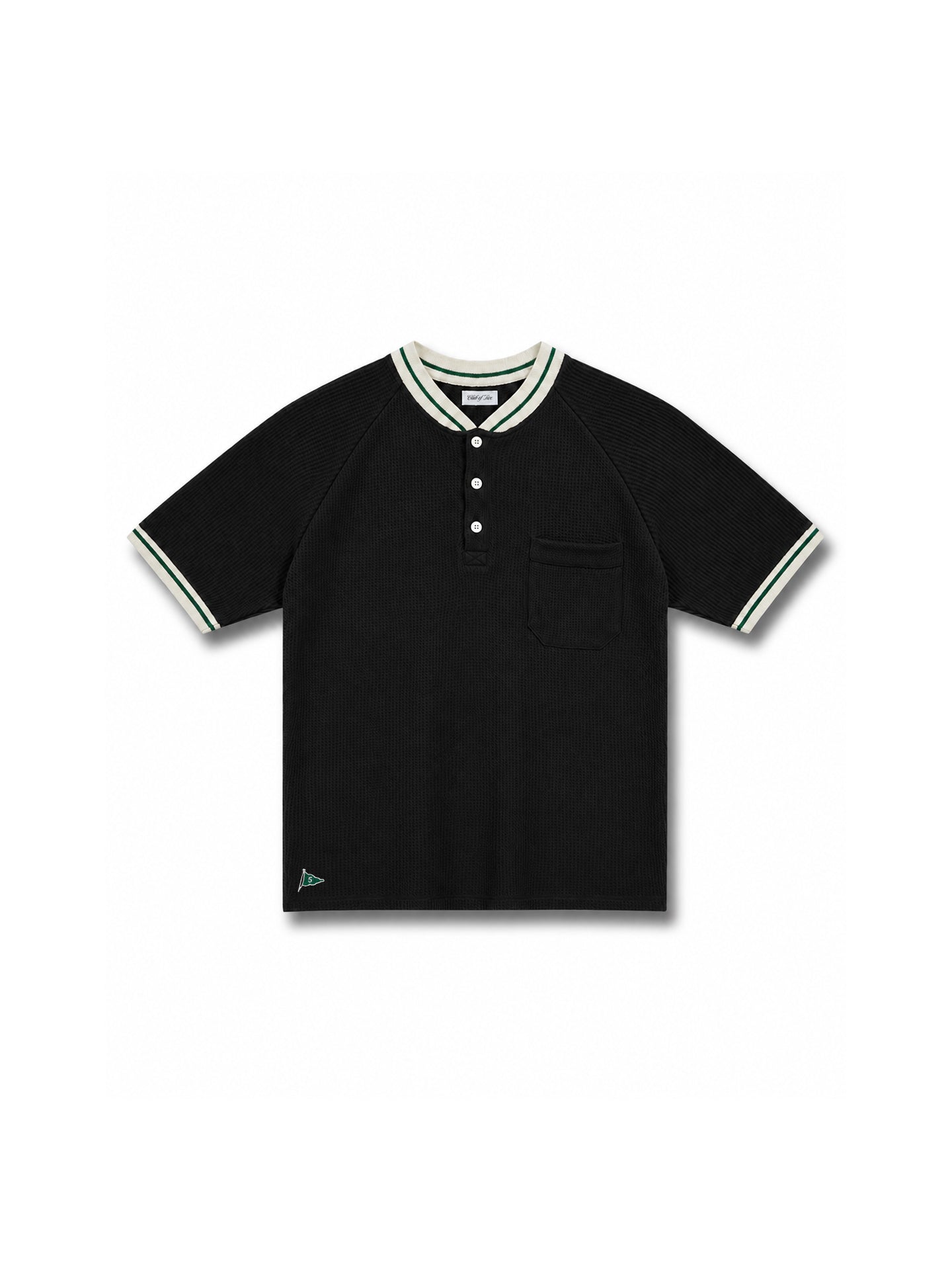 Neighborhood Black Henley Tee