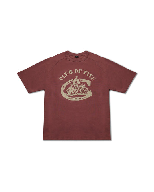 Neighborhood Red Raglan Dober T-shirt