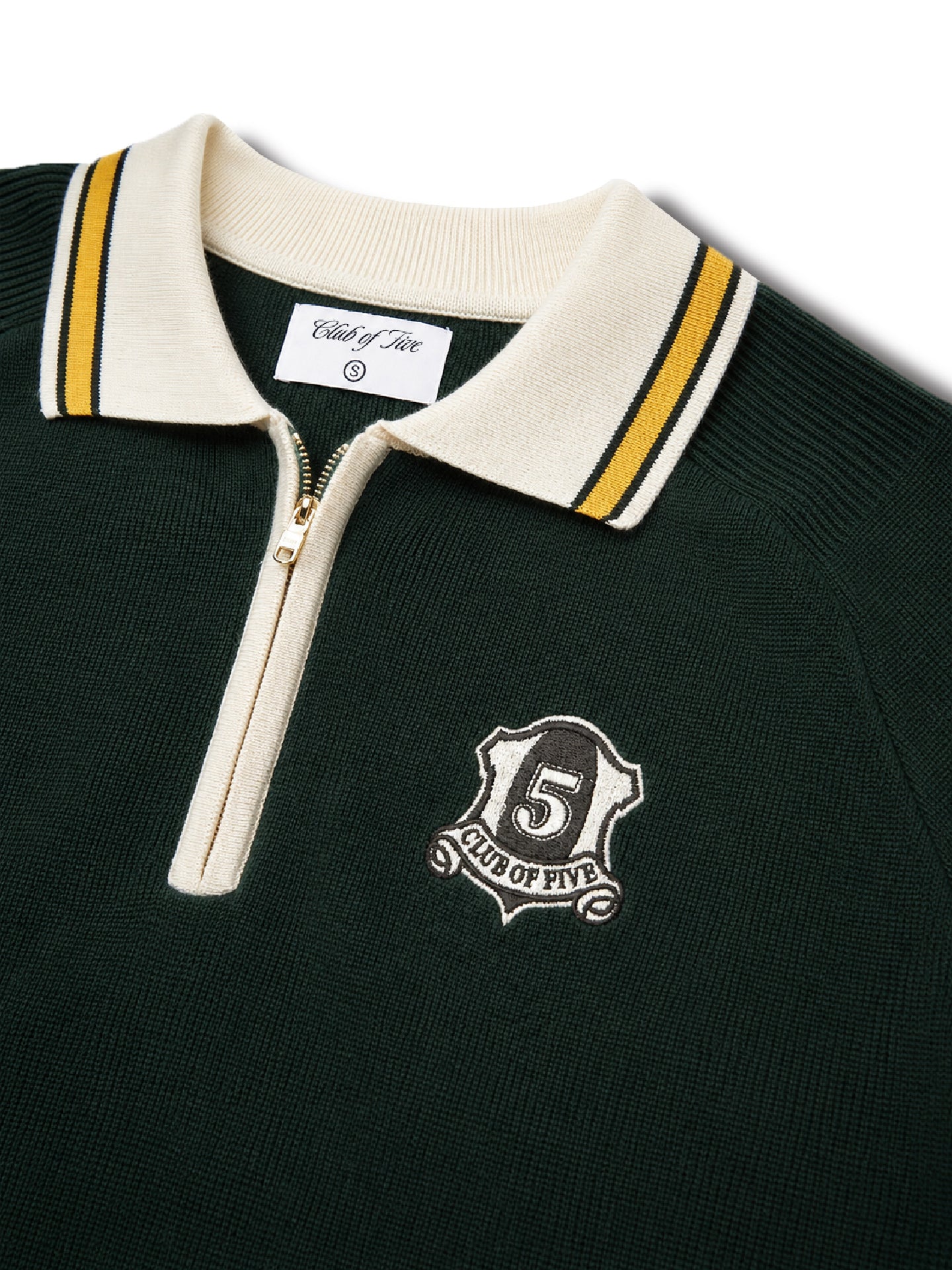 Club of Five Green Half-Zip (SS)