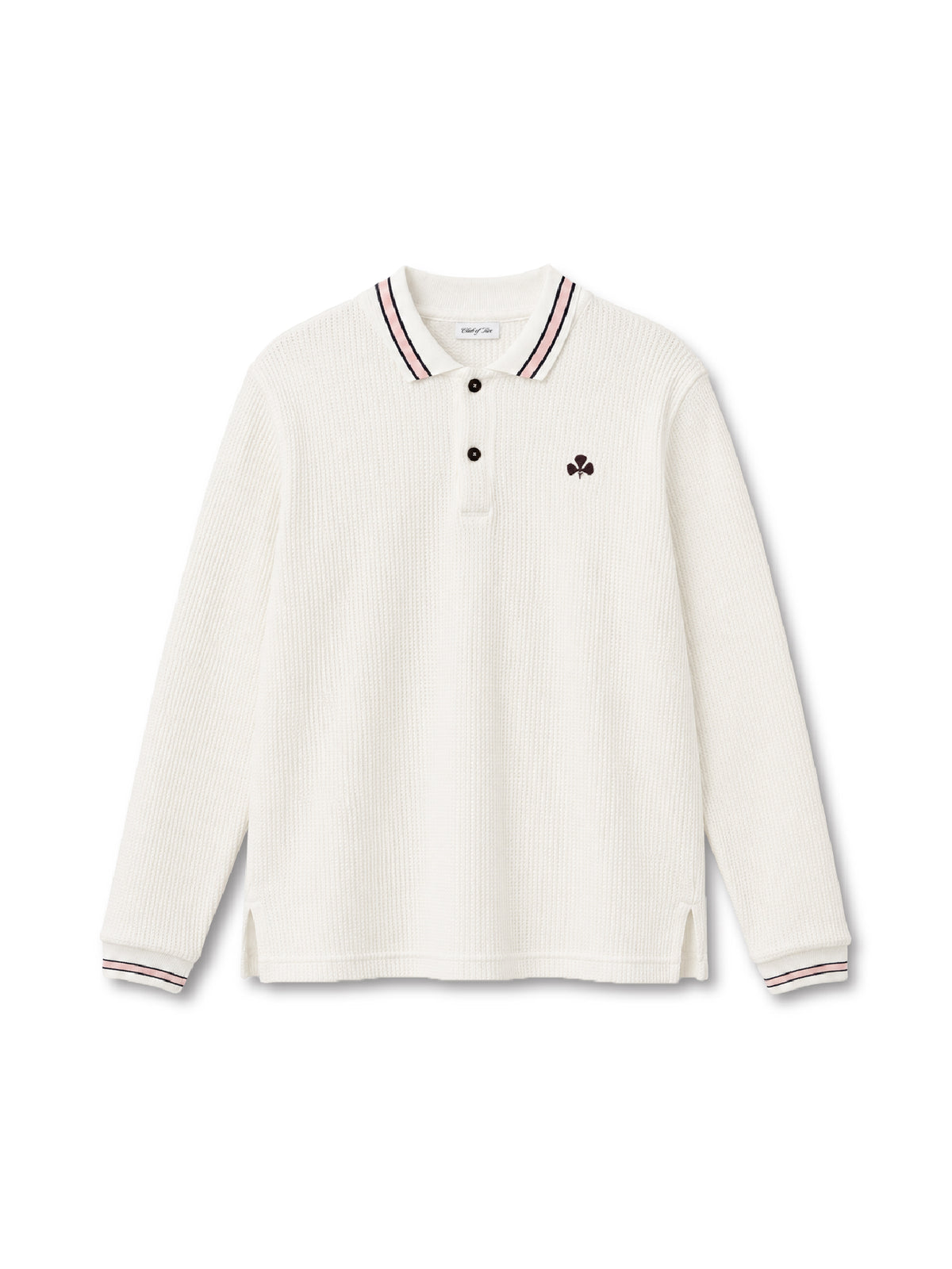 Club of Five White Polo Shirt (LS)
