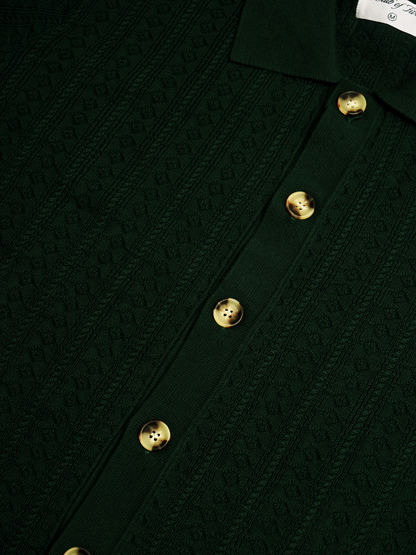 Cabin Green Knitted Shirt