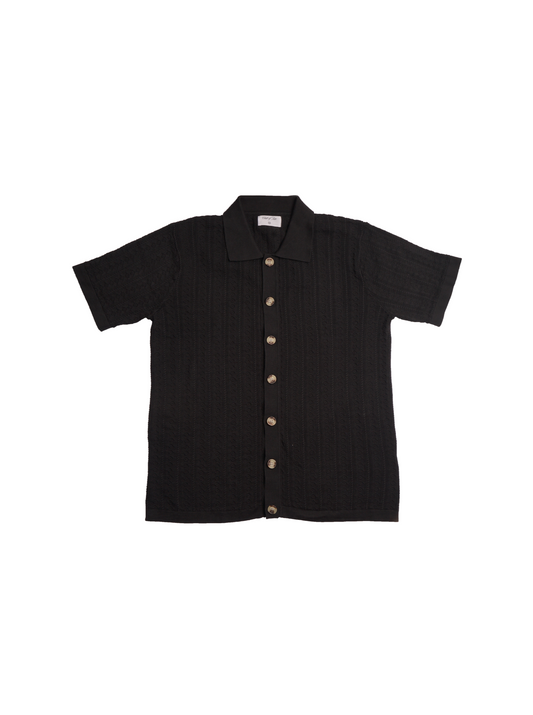 Cabin Black Knitted Shirt