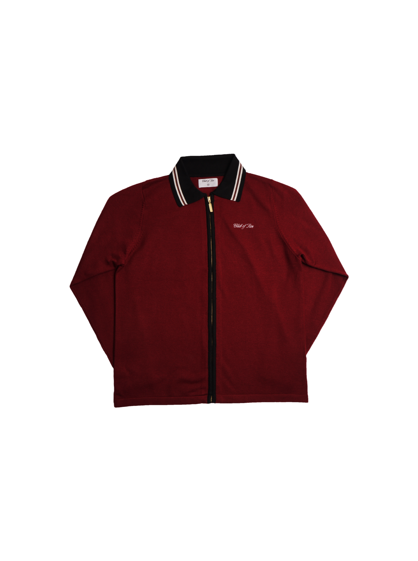 Cabin Maroon Full-Zip Sweater