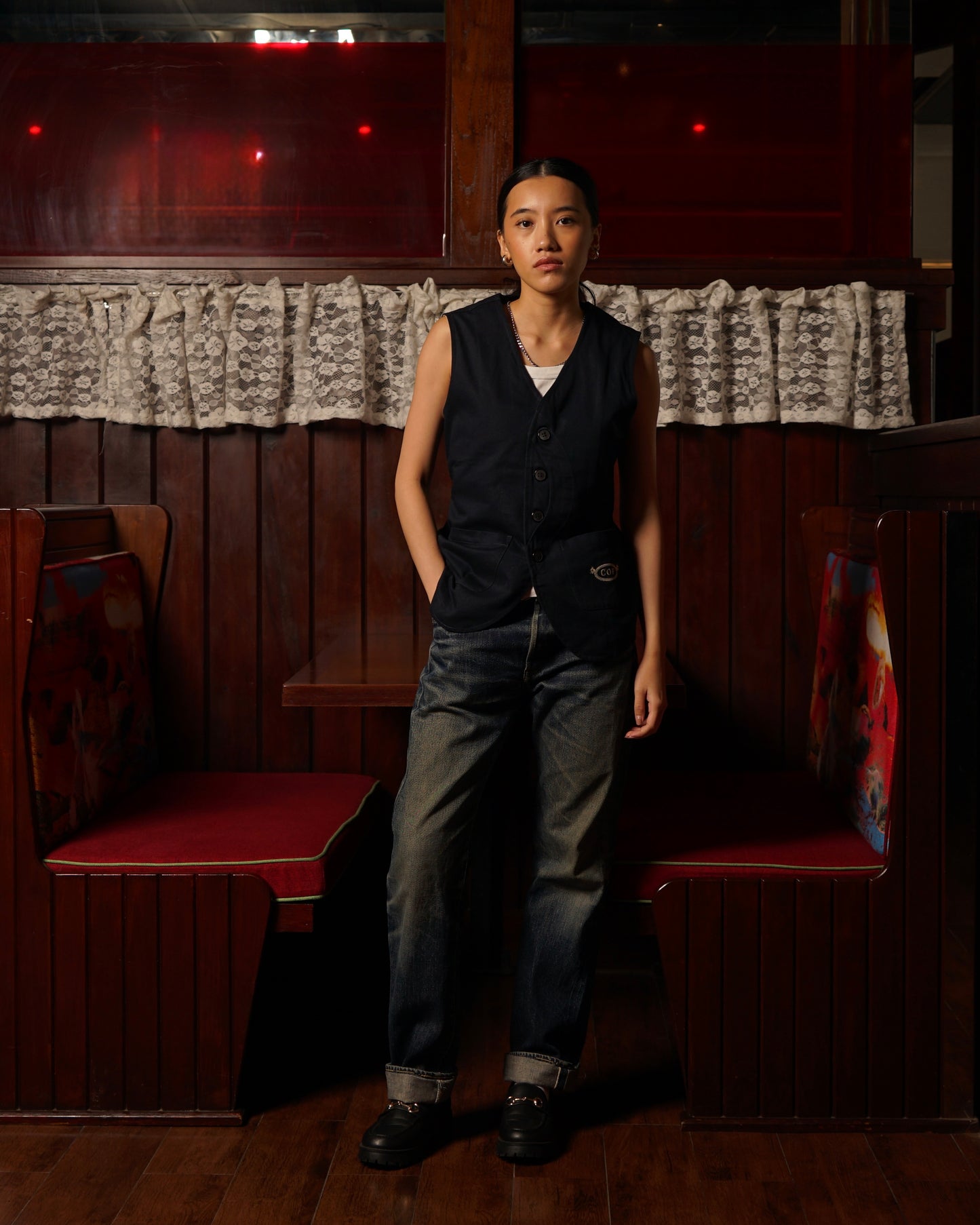 Neighborhood Navy Vest