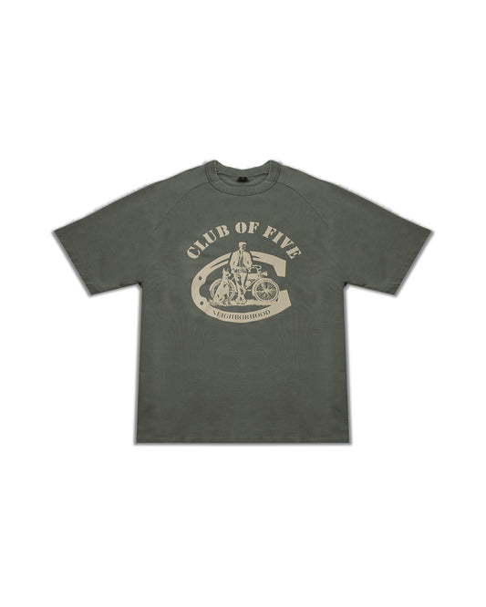 Neighborhood Green Raglan Dober T-shirt 