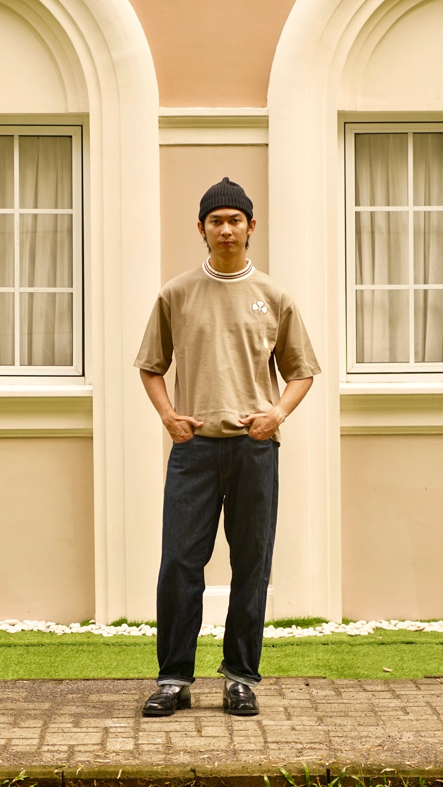 Club of Five Light Brown T-Shirt