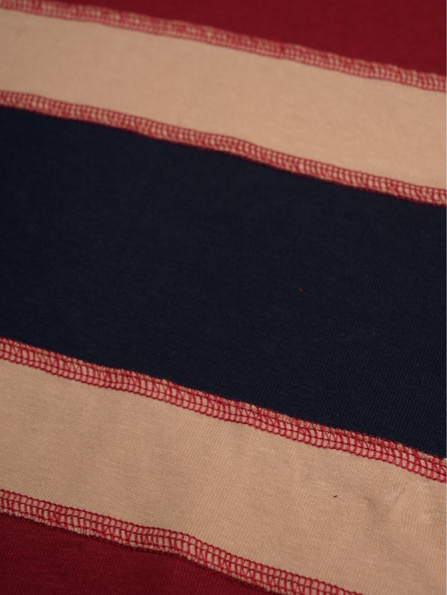 Neigborhood Classic Red Rugby Shirt