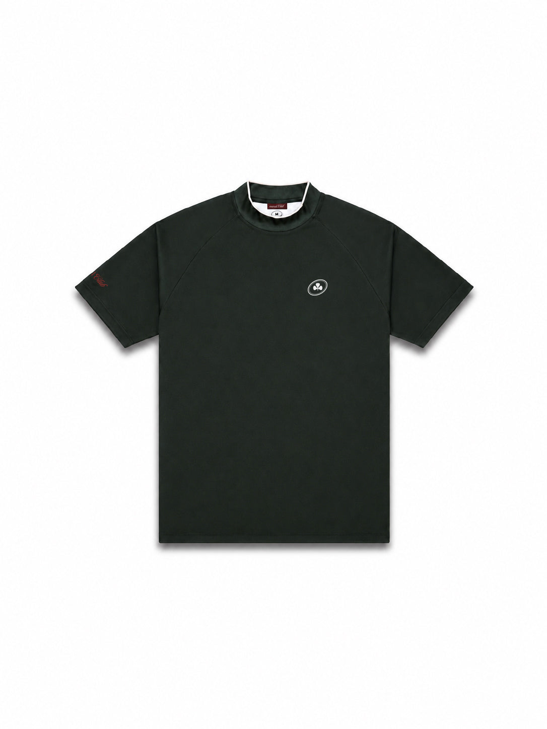 Mutual Club Green Mock Neck T-shirt