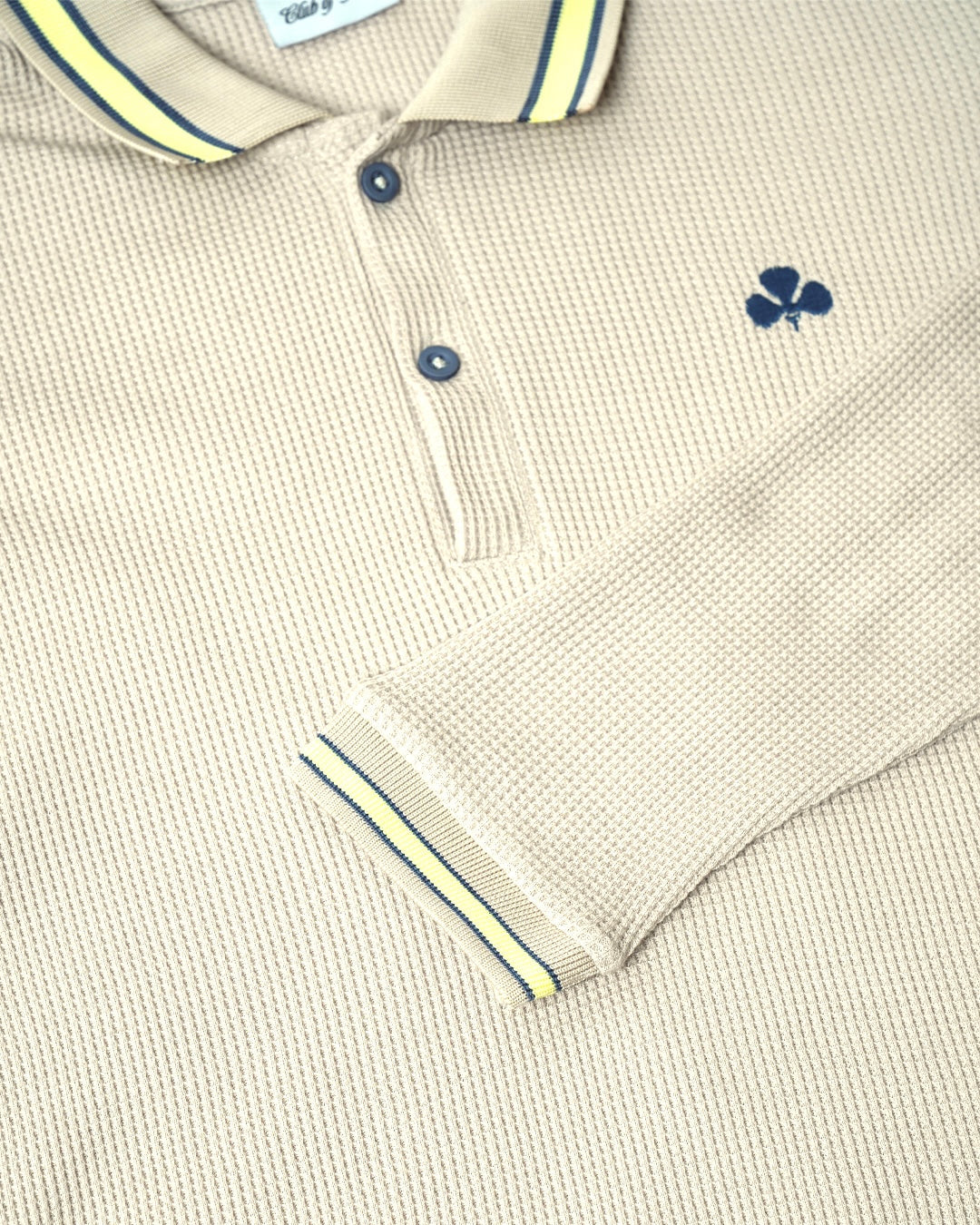 Club of Five Oat Polo Shirt (LS)