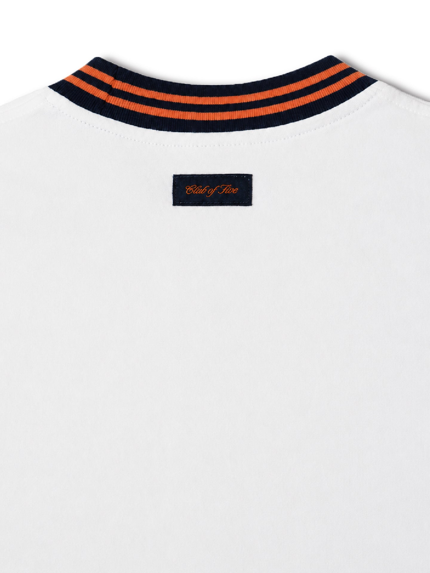 Club of Five White T-Shirt (LS)