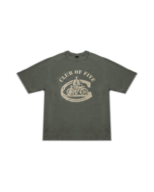 Neighborhood Green Raglan Dober T-shirt 