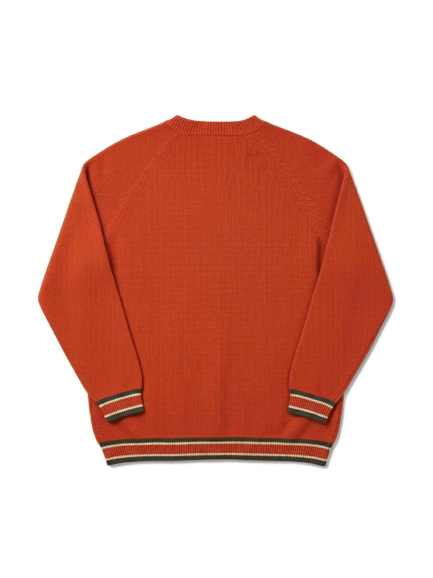Neighborhood Orange Collarless Cardigan