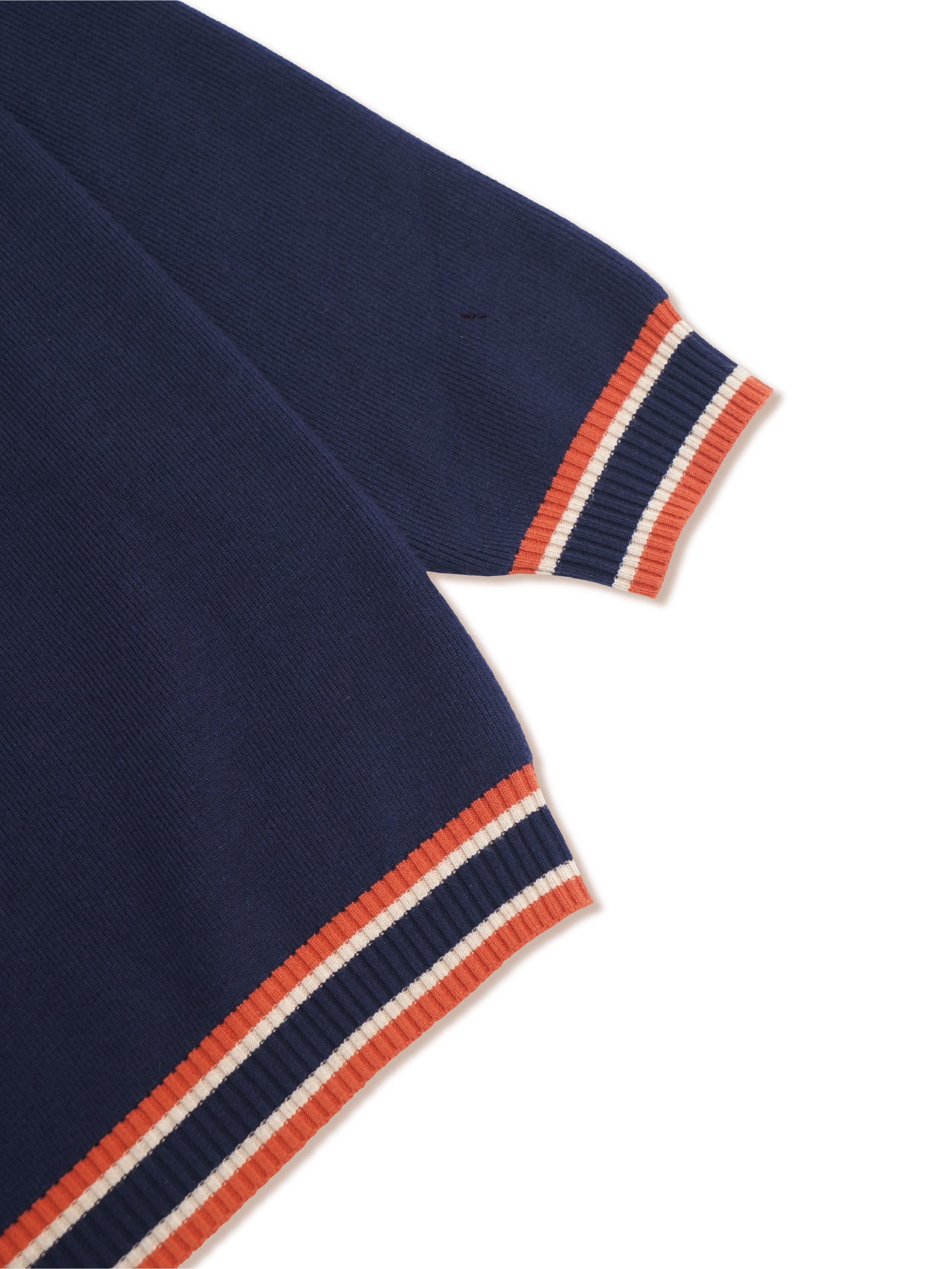 Neighborhood Navy Collarless Cardigan