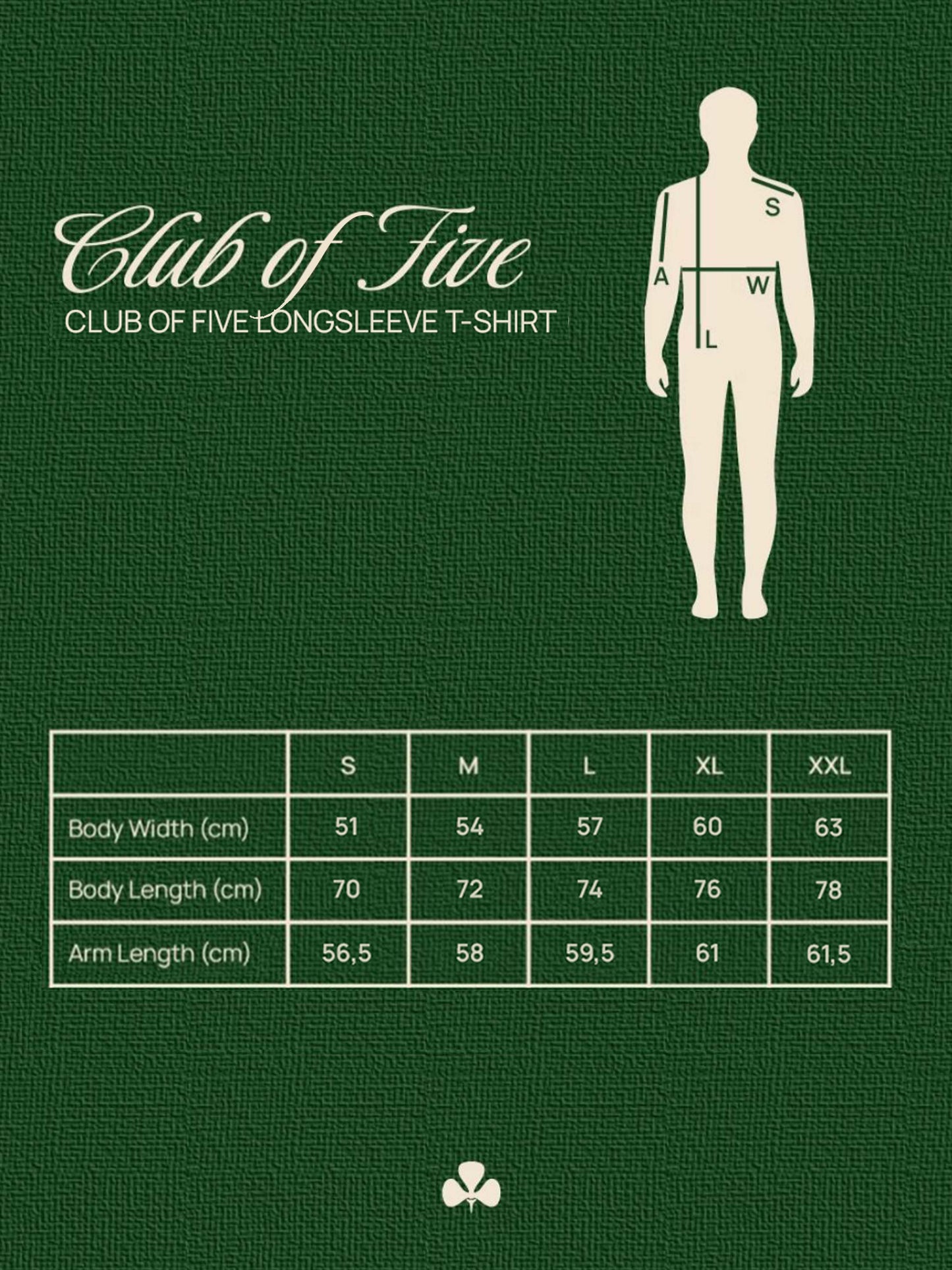 Club of Five Navy T-Shirt (LS)