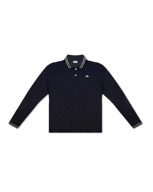 Club of Five Navy Polo Shirt (LS)