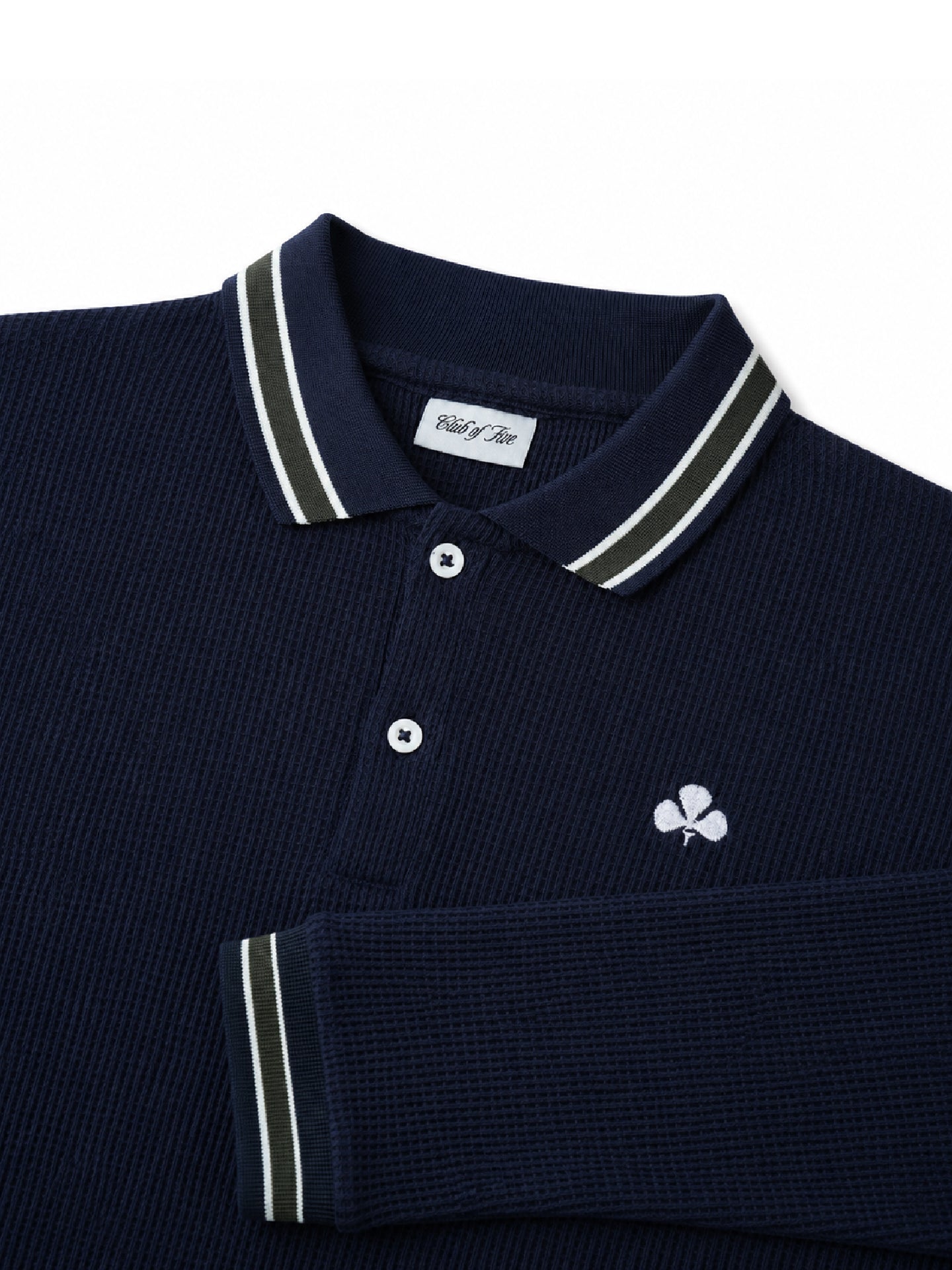 Club of Five Navy Polo Shirt (LS)